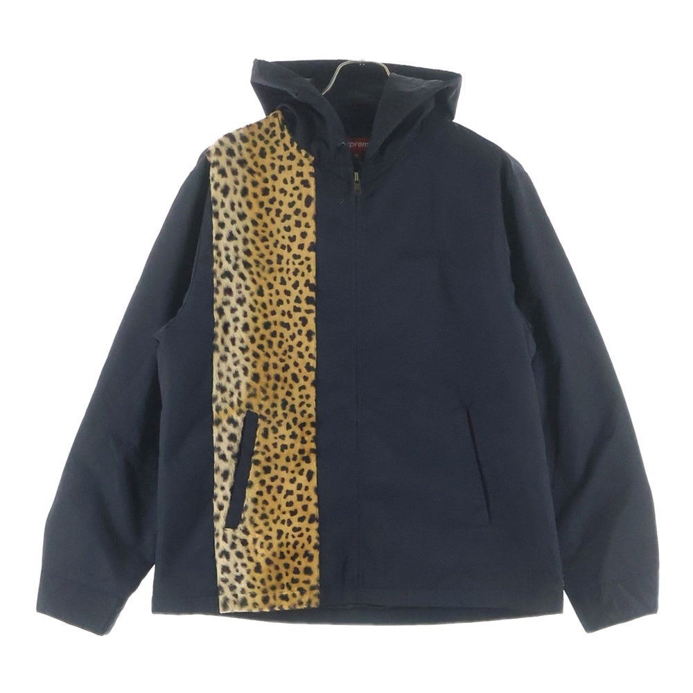 SUPREME(シュプリーム) 19AW Cheetah Hooded Station Jacket レオパードジャケット ブラウン/ブラック