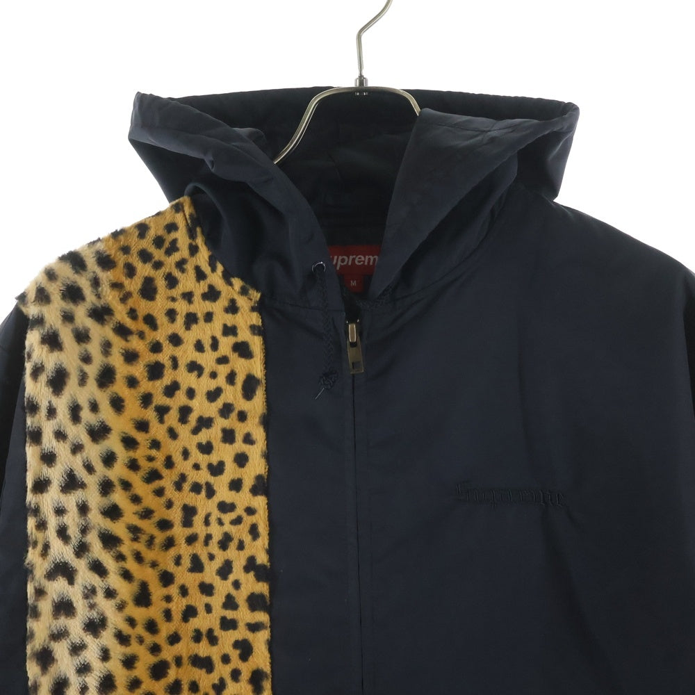 SUPREME(シュプリーム) 19AW Cheetah Hooded Station Jacket レオパードジャケット ブラウン/ブラック