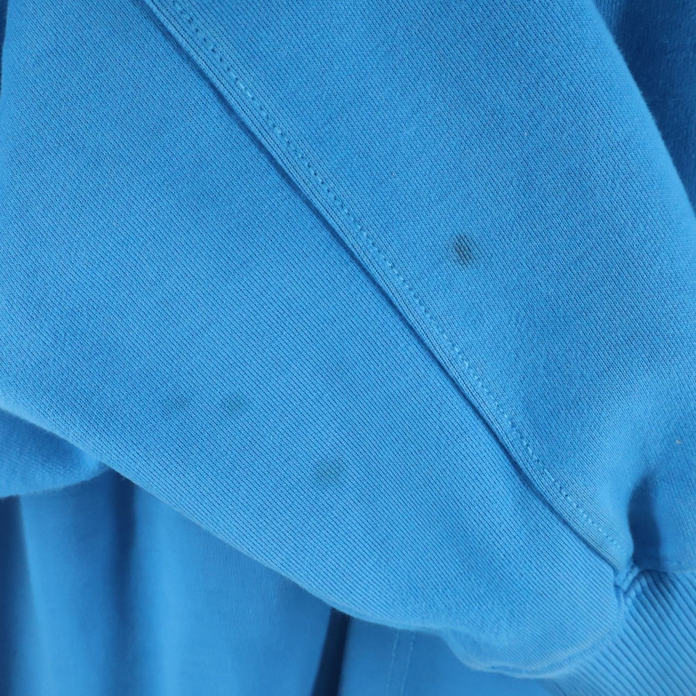 ADER ERROR(アーダーエラー) 22SS TWIN HEART HOODIE フロント ハートロゴ プルオーバースウェット ブルー BLASSHD03BL1