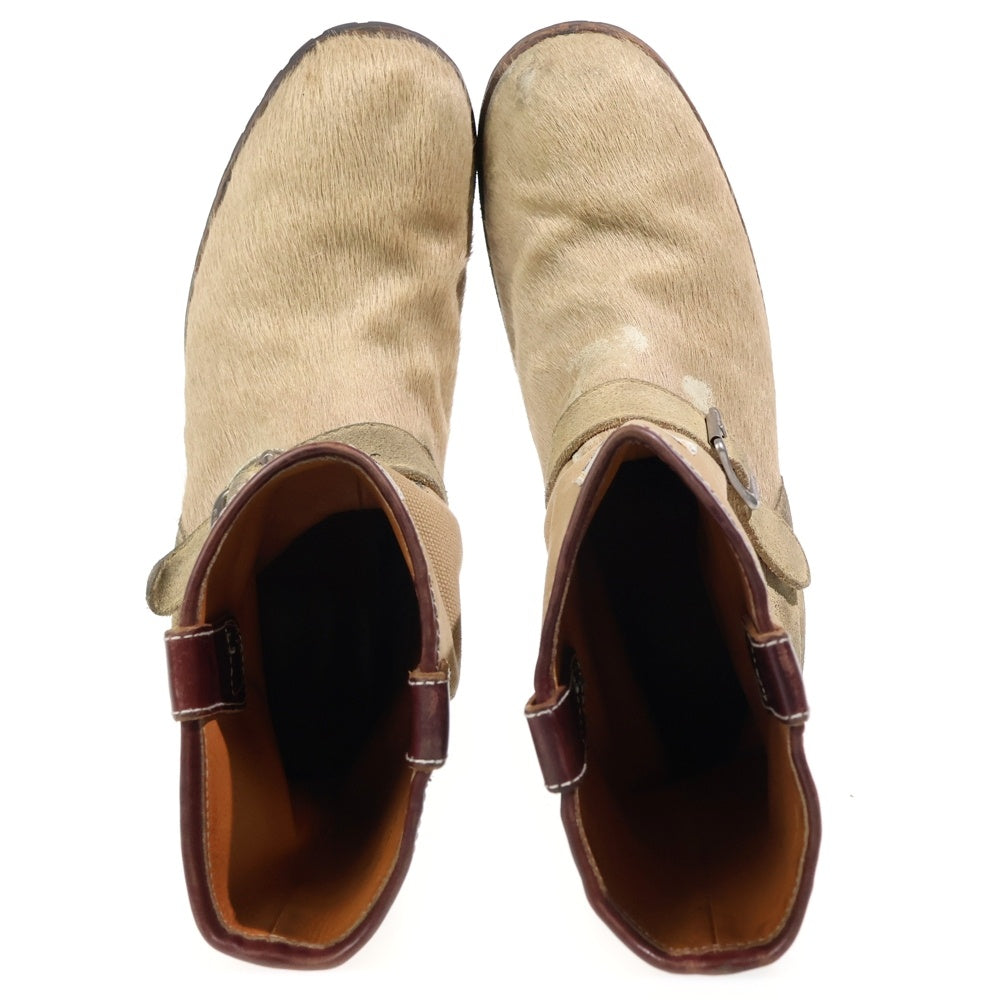 WTAPS(ダブルタップス) Engineer Boots エンジニアブーツ ハラコ切替スウェードエンジニアブーツ ブラウン