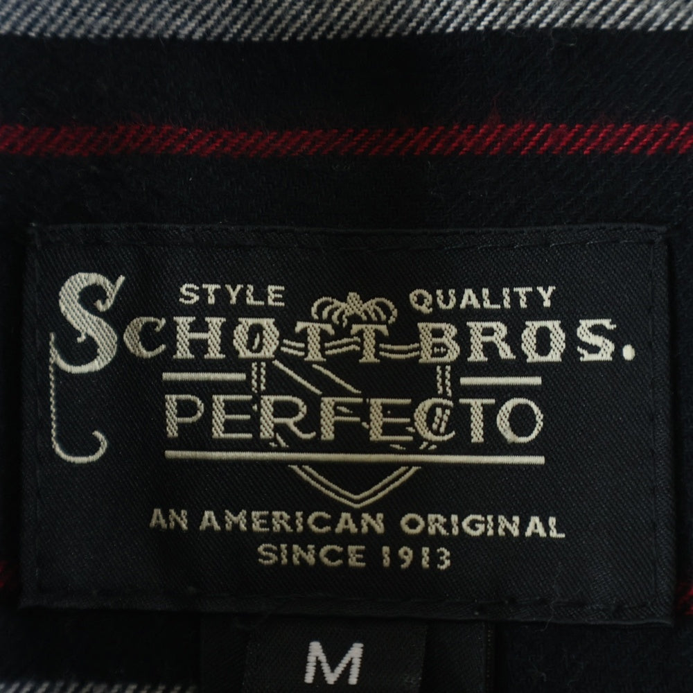 SCHOTT(ショット) P620H HORSEHIDE MECHANICS JKT ホースハイドレザー メカニックジャケット ブラック