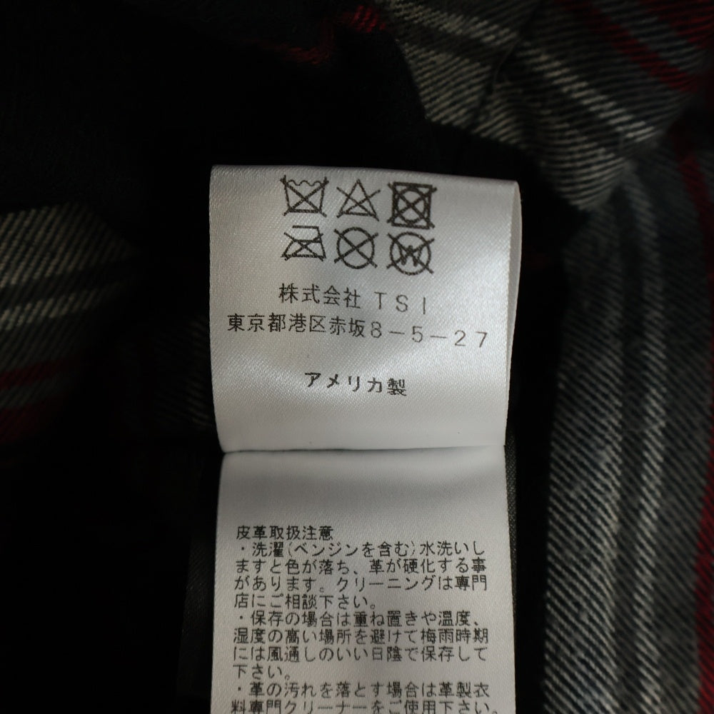 SCHOTT(ショット) P620H HORSEHIDE MECHANICS JKT ホースハイドレザー メカニックジャケット ブラック