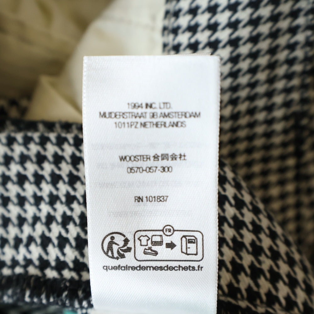 SUPREME(シュプリーム) 25SS Work Pant White Houndstooth 千鳥格子 ワーク パンツ ブラック/ホワイト