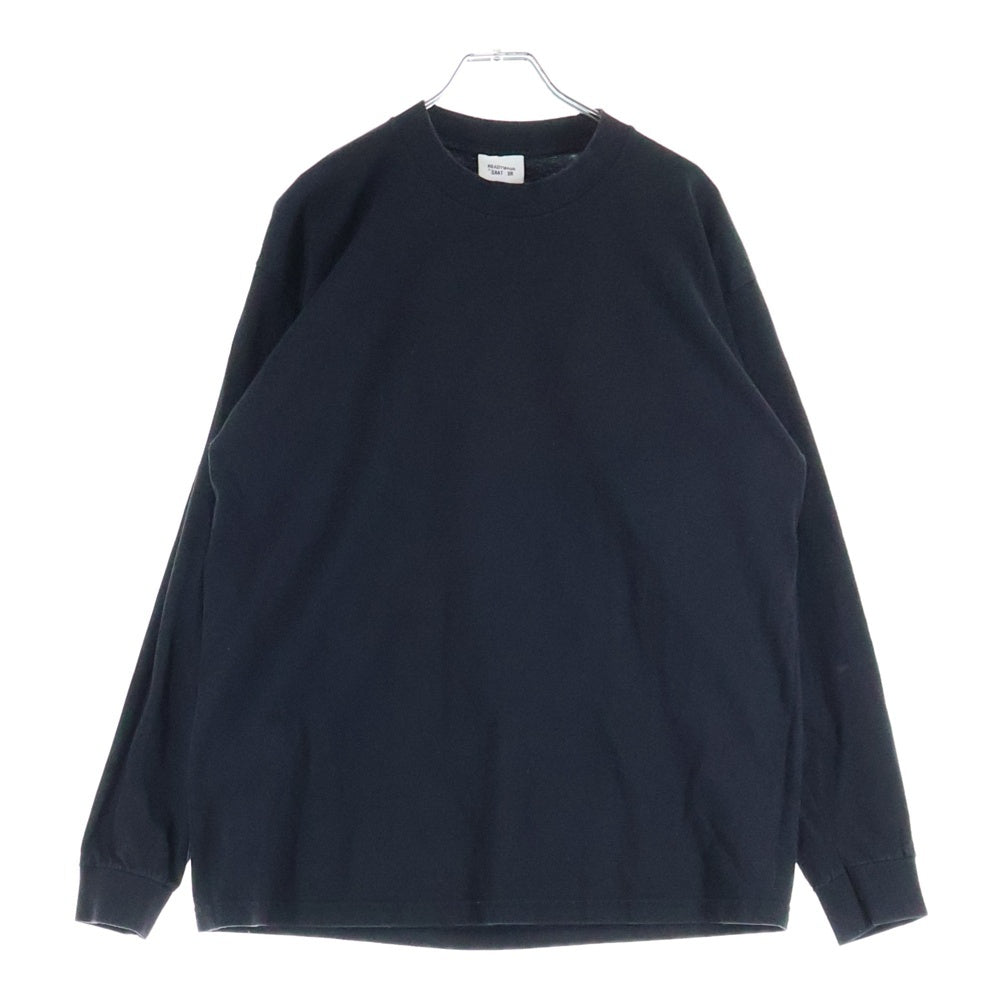 READY MADE(レディメイド) MAXFIELD L/S T-SHIRT マックスフィールド限定 リバーシブル長袖Tシャツ ロンT ブラック