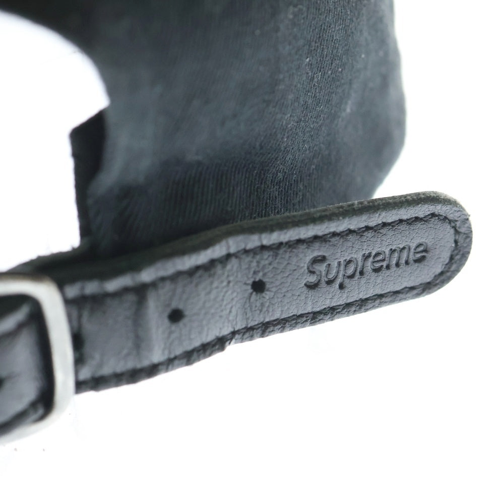 SUPREME(シュプリーム) 24SS 2-Tone S Logo 6-Panel 2トーン Sロゴ6パネル ロゴ刺繍キャップ 帽子 ブラック