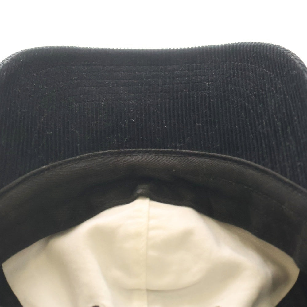 SUPREME(シュプリーム) 24SS 2-Tone S Logo 6-Panel 2トーン Sロゴ6パネル ロゴ刺繍キャップ 帽子 ブラック