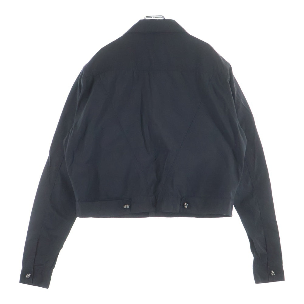 LAUNDERED WORKS CORP(ランダード ワークス コープ) スカルボタン ナイロン 長袖シャツ ブラック