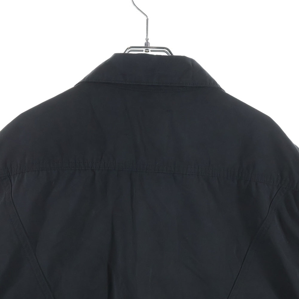 LAUNDERED WORKS CORP(ランダード ワークス コープ) スカルボタン ナイロン 長袖シャツ ブラック