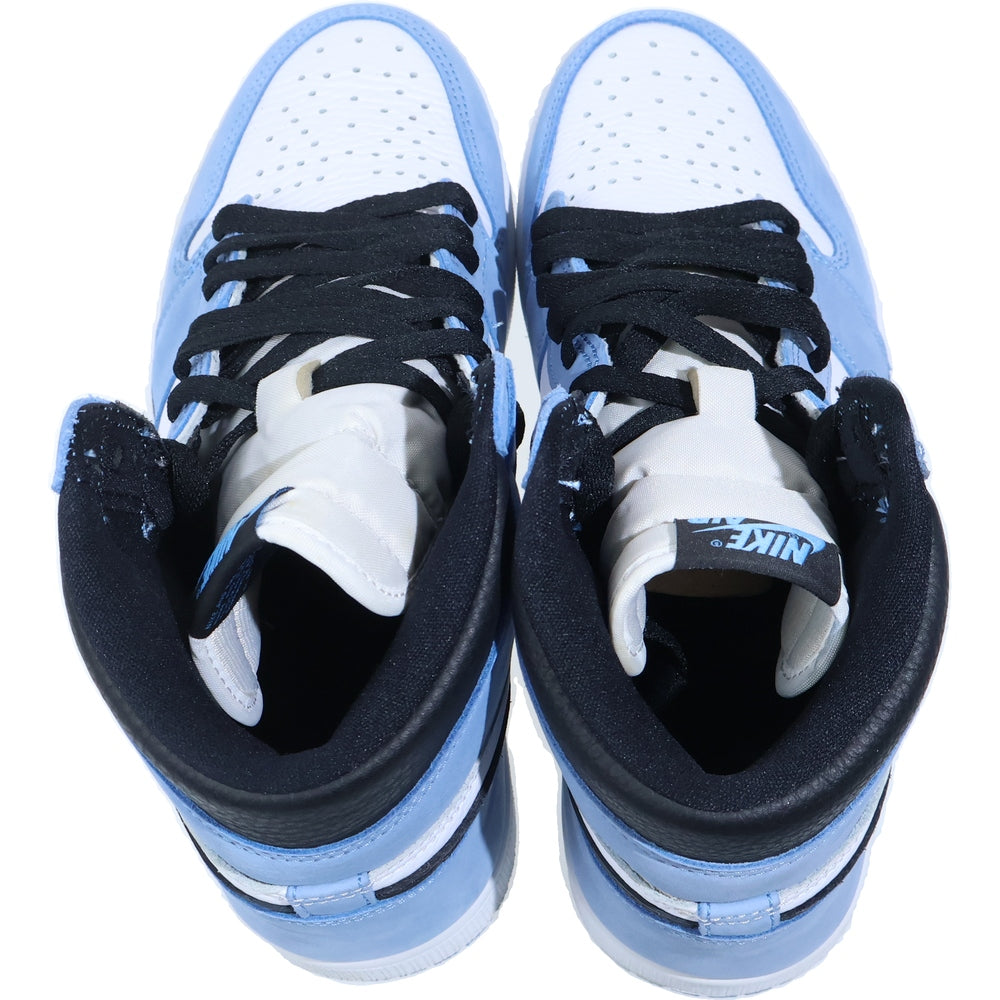 NIKE(ナイキ) AIR JORDAN 1 RETRO HIGH OG UNIVERSITY BLUE エアジョーダン1 ユニバーシティブルー ハイカットスニーカー ブルー US9/27cm 555088-134