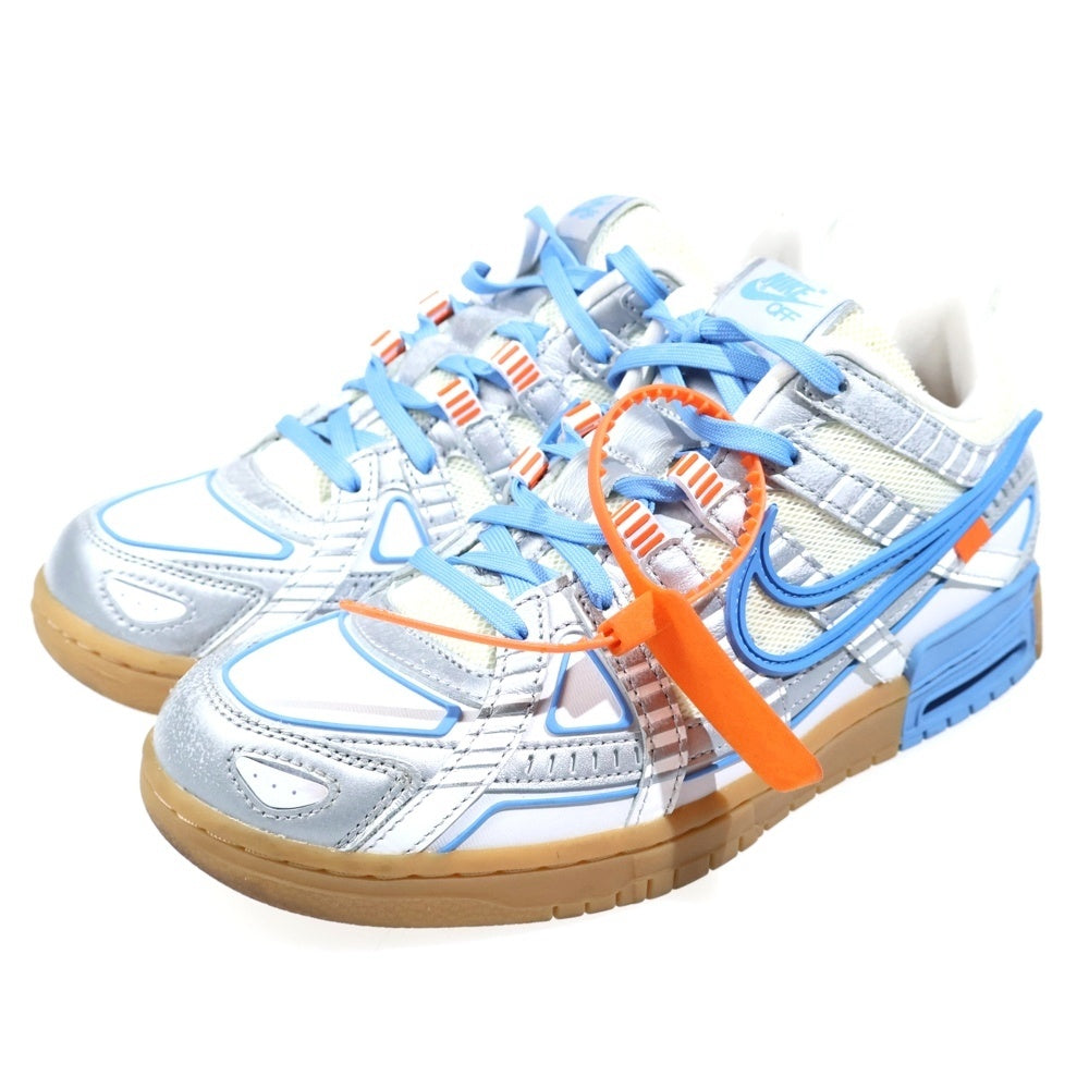 NIKE(ナイキ) ×OFF-WHITE AIR RUBBER DUNK オフホワイト エアラバーダンク ローカットスニーカー ホワイト/ブルー US9/27cm CU6015-100
