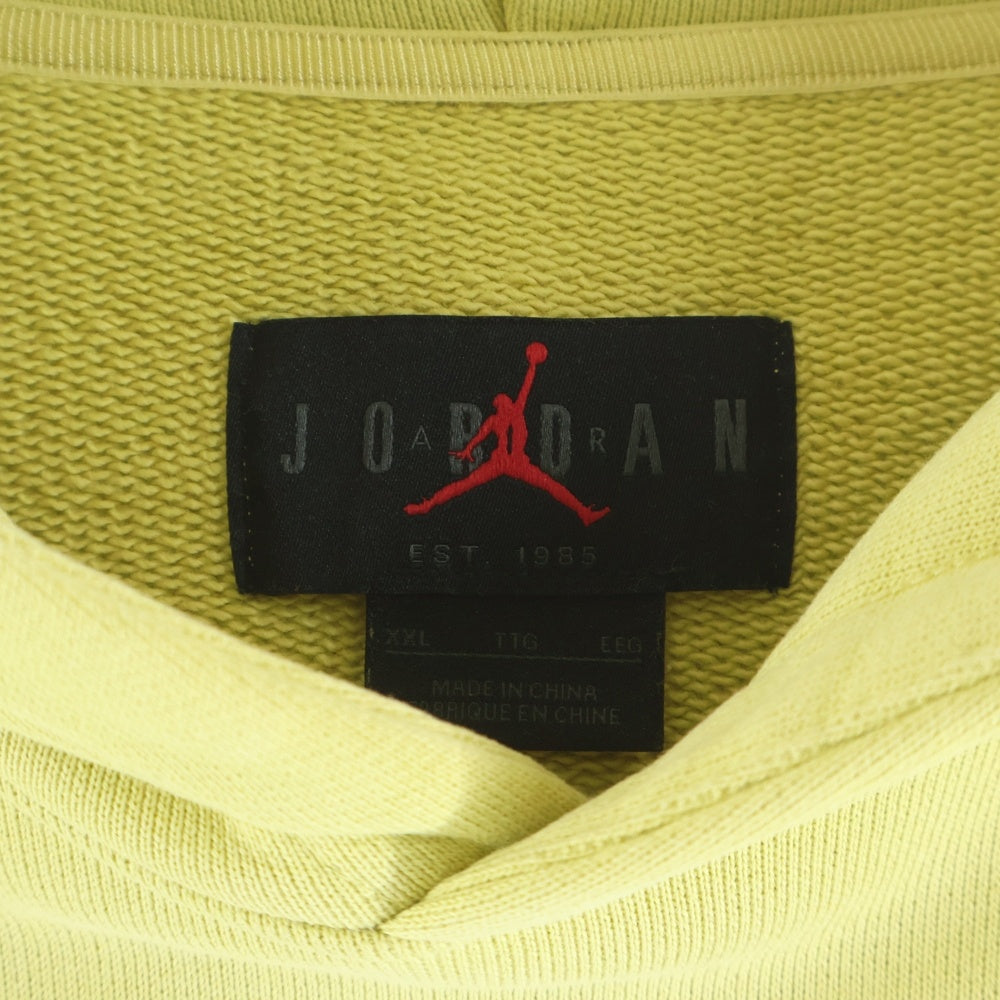 NIKE(ナイキ) ×TRAVIS SCOTT JORDAN BRAND M J TS PO HOODIE トラヴィススコット ジョーダン ブランド プルオーバースウェットパーカー イエロー FQ7821-308