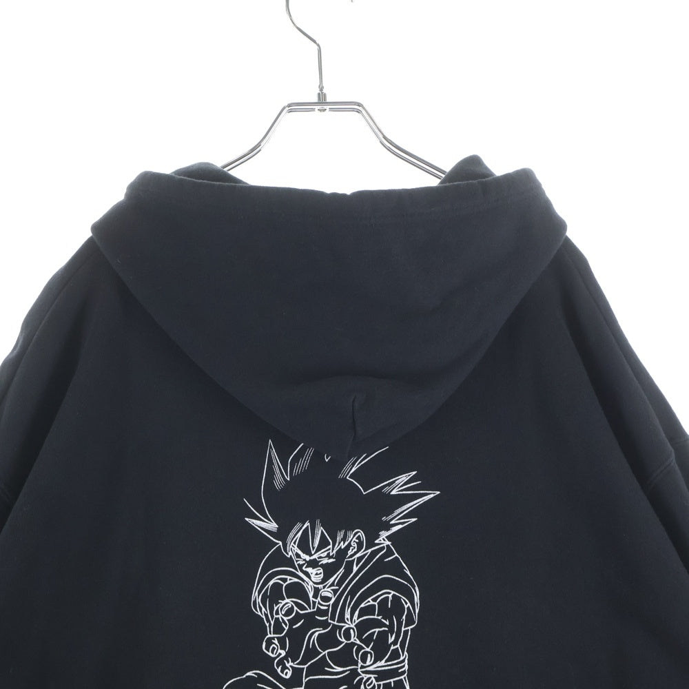 WIND AND SEA(ウィンダンシー) DRAGON BALL PRINT HOODIE ドラゴンボール ロゴプリント プルオーバースウェットパーカー ブラック WDS-C-DB-23-Q1-09