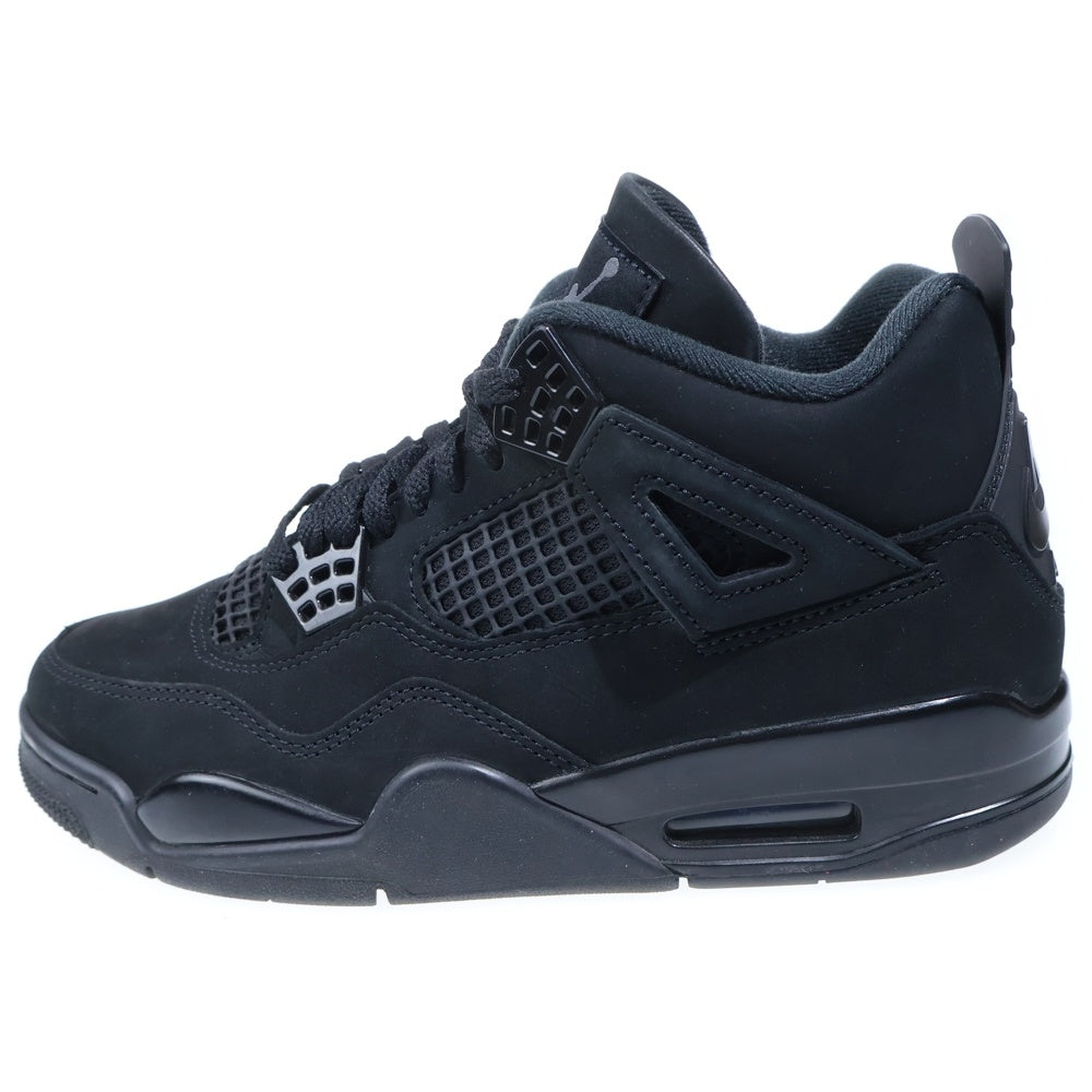 NIKE(ナイキ) Air Jordan 4 Retro OG Black Cat エアジョーダン 4 ブラック キャット ハイカットスニーカー ブラック US7.5/25.5cm FV5029-010