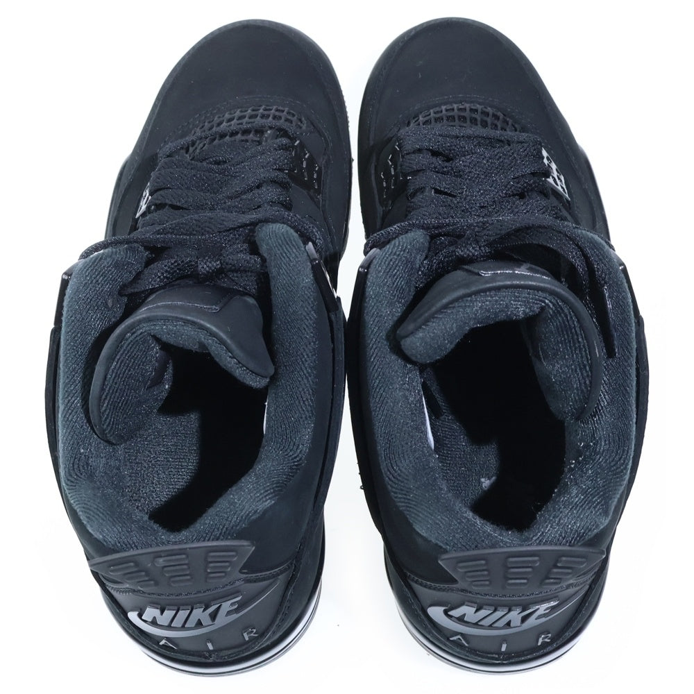 NIKE(ナイキ) Air Jordan 4 Retro OG Black Cat エアジョーダン 4 ブラック キャット ハイカットスニーカー ブラック US7.5/25.5cm FV5029-010