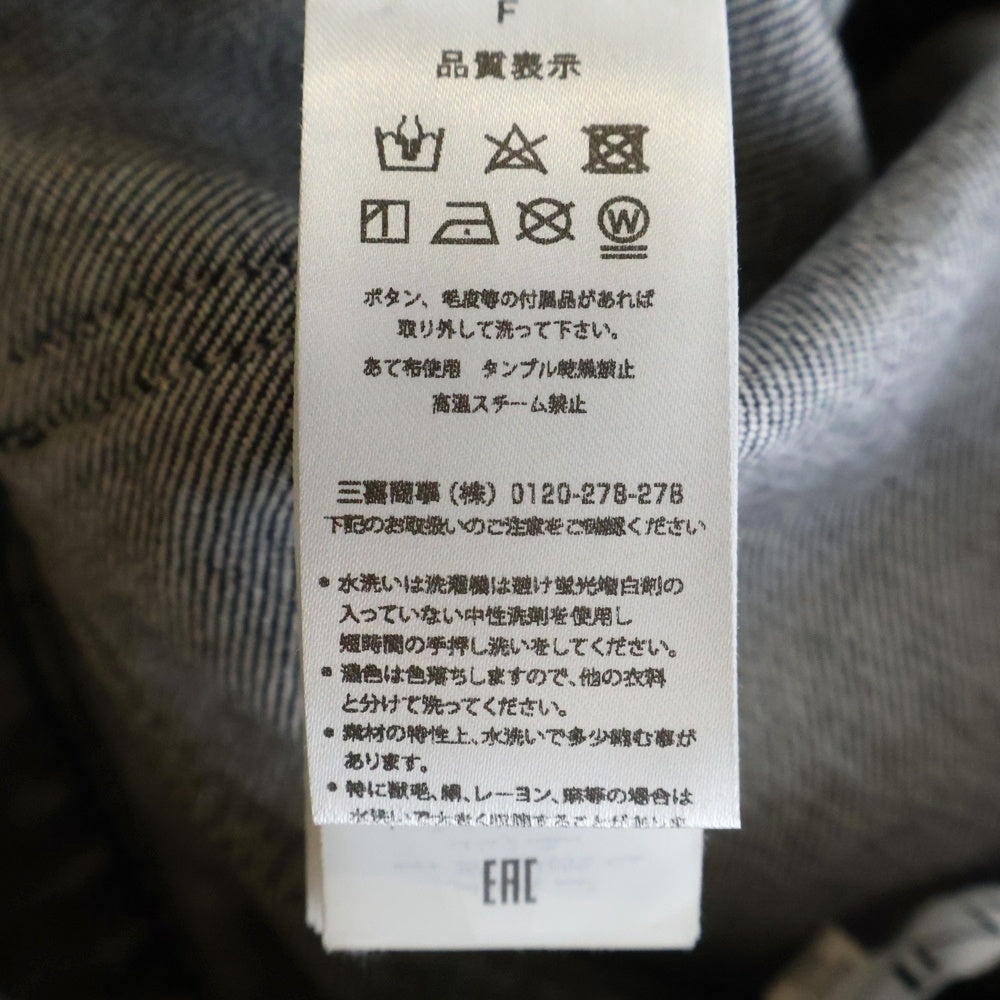 J.W.ANDERSON(ジェー ダブリュー アンダーソン) 23SSバケットデニムパンツ ジーンズ ブラック DT0067PG1195929