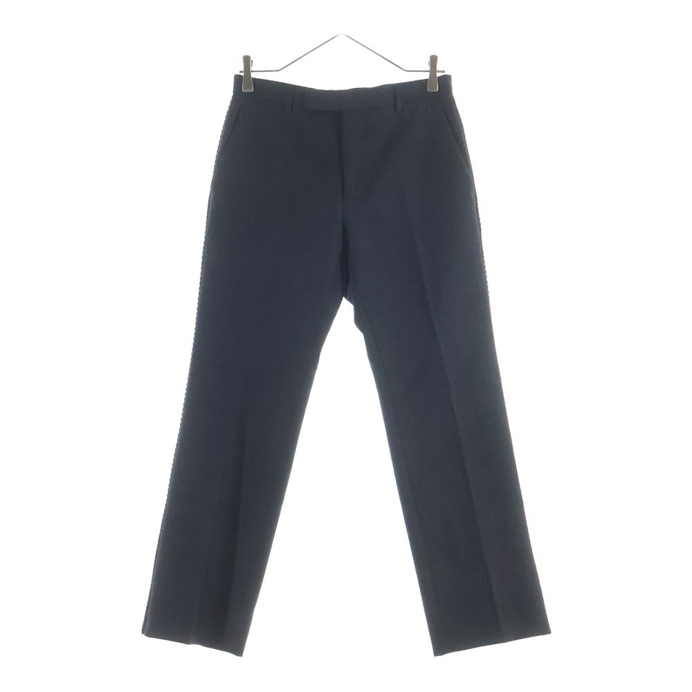 GUCCI(グッチ) サイドライン ウール モヘア スラックス トラウザーパンツ ブラック 659974 Z6724