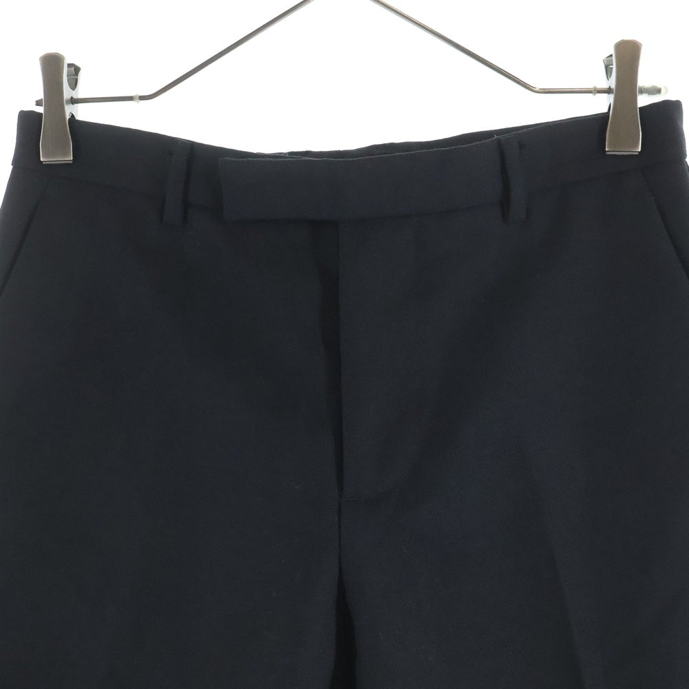 GUCCI(グッチ) サイドライン ウール モヘア スラックス トラウザーパンツ ブラック 659974 Z6724