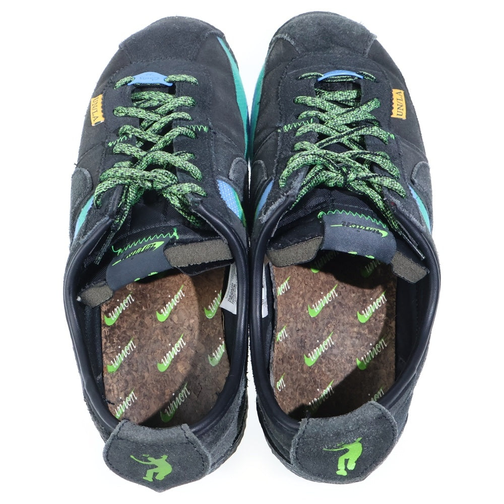 NIKE(ナイキ) ×UNION CORTEZ ユニオン コルテッツ ローカットスニーカー US10/28cm DR1413-001 ブラック/ブルー