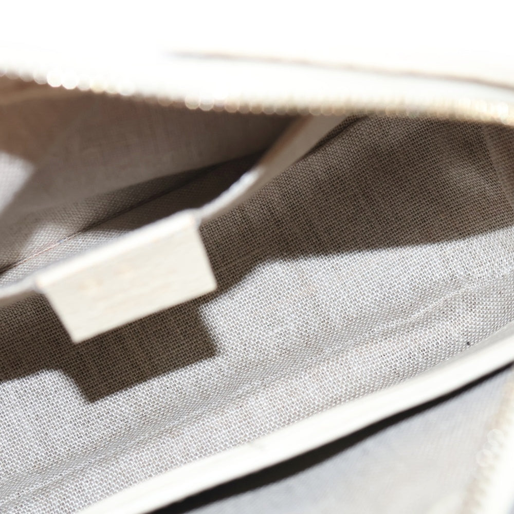 GUCCI(グッチ) GG Canvas Shoulder Bag GGキャンバスショルダーバッグ 総柄レザーショルダーバッグ 449413 520981 ブラウン/ホワイト レディース