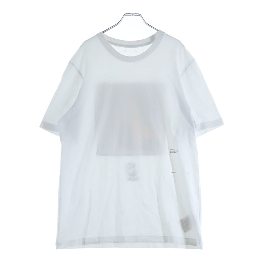 OAMC(オーエーエムシー) Silk Patch S/S Tee シルクパッチTシャツ クルーネック半袖Tシャツ カットソー 24E28OAJ18 ホワイト