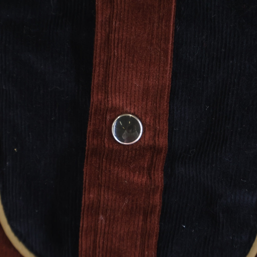 kolor(カラー) 24AW Western Shirt ロゴ刺繍ウエスタンシャツ 24WCM-B03117 ブラウン