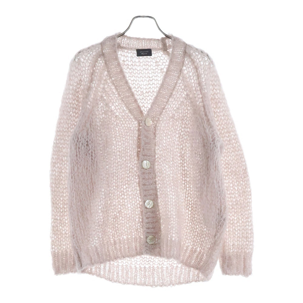 UNUSED(アンユーズド) 25SS MOHAIR KNIT CARDIGAN モヘアニットカーディガン モヘアセーター US2519-C001S2 ピンク