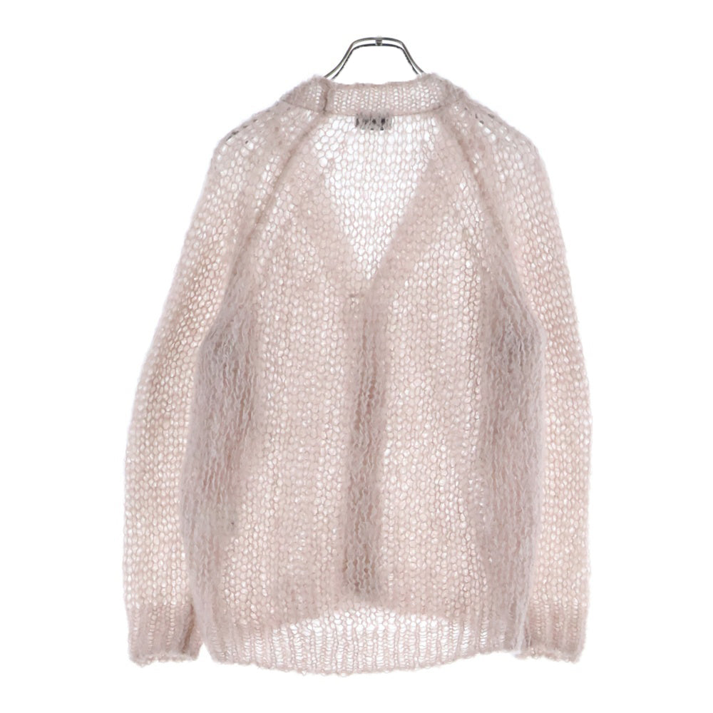 UNUSED(アンユーズド) 25SS MOHAIR KNIT CARDIGAN モヘアニットカーディガン モヘアセーター US2519-C001S2 ピンク