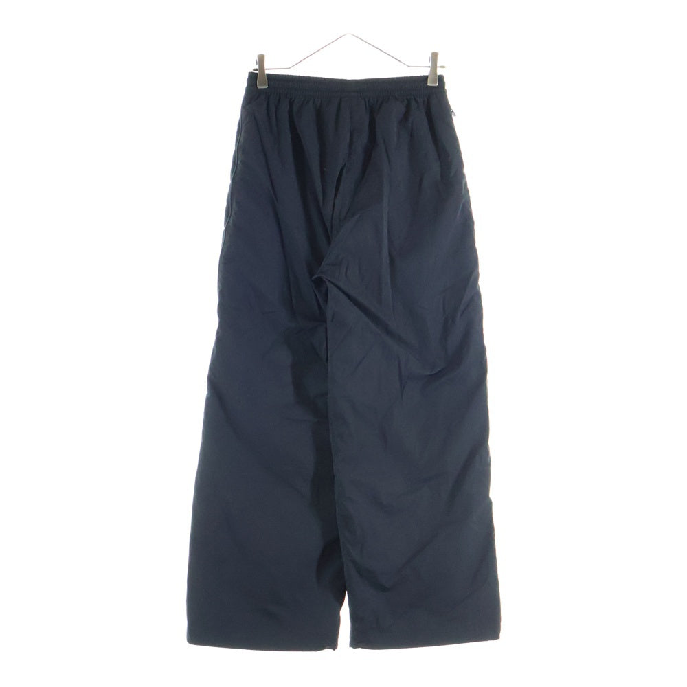adidas(アディダス) Adilenium Over Size SST Track Pants アディレニウム オーバーサイズSSTトラックパンツ ロゴ刺繍ジップナイロンイージーパンツ JX1692 1L8006 ブラック