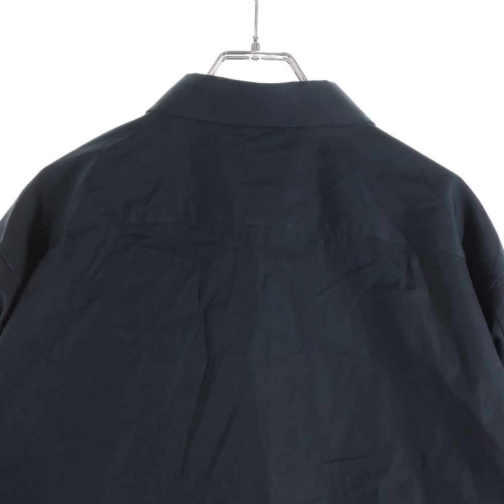 LOEWE(ロエベ) 25SS Anagram Shirts アナグラムシャツ ロゴ刺繍ボタンダウン長袖シャツ H526Y05WDX ブラック