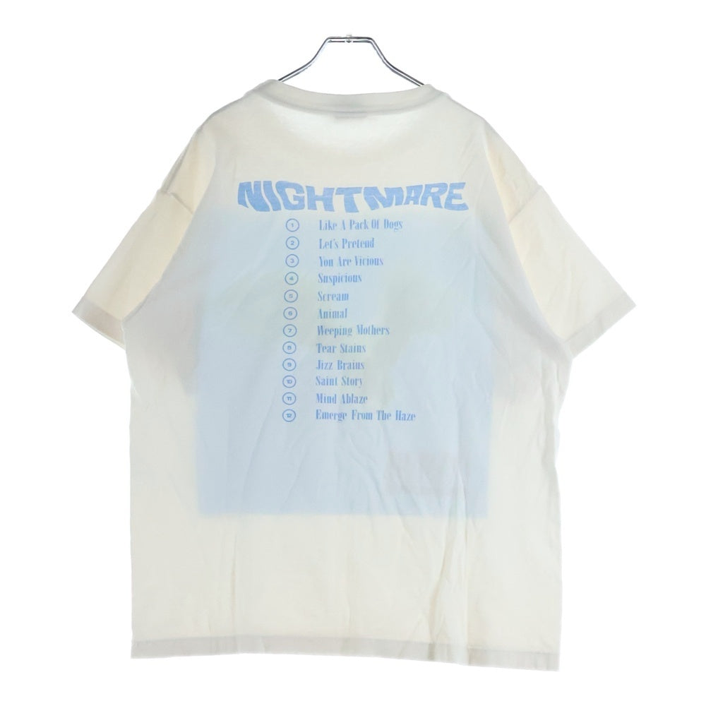 SAINT MICHAEL(セントマイケル) ×FORSOMEONE SS T-SHIRT ×フォーサムワン ロゴプリントクルーネック半袖Tシャツ SM-A23-0000-C10 ホワイト