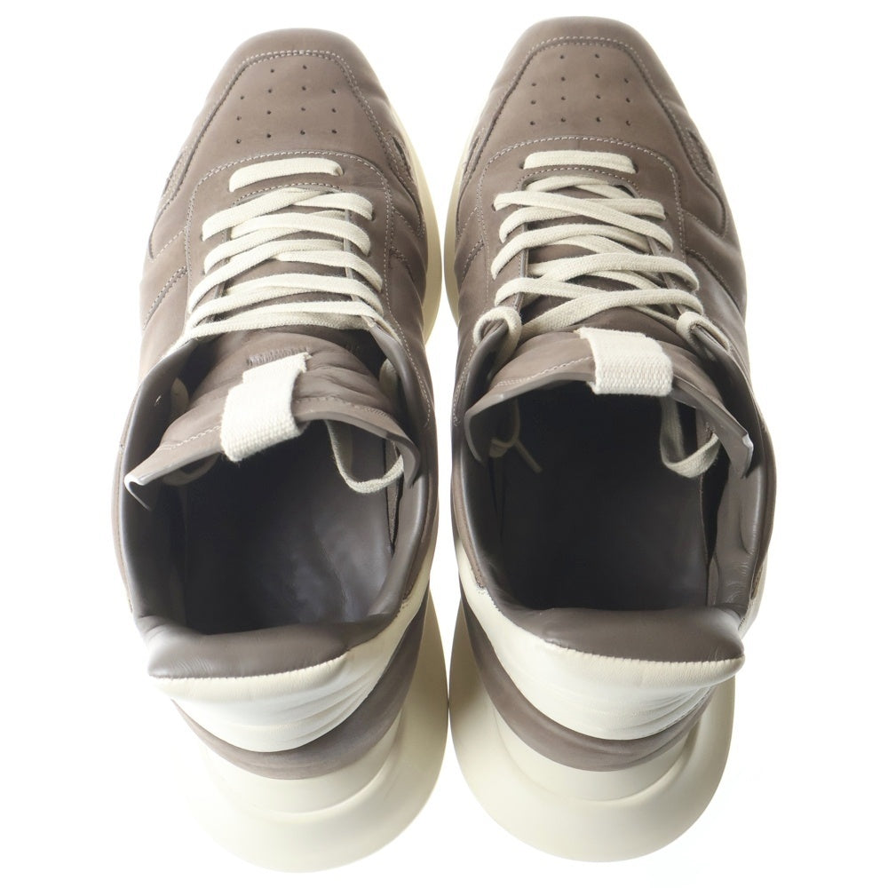 Rick Owens(リックオウエンス) 23SS GETH RUNNER LPO ゲスランナー ローカット スニーカー ホワイト/ブラウン RU01C4814