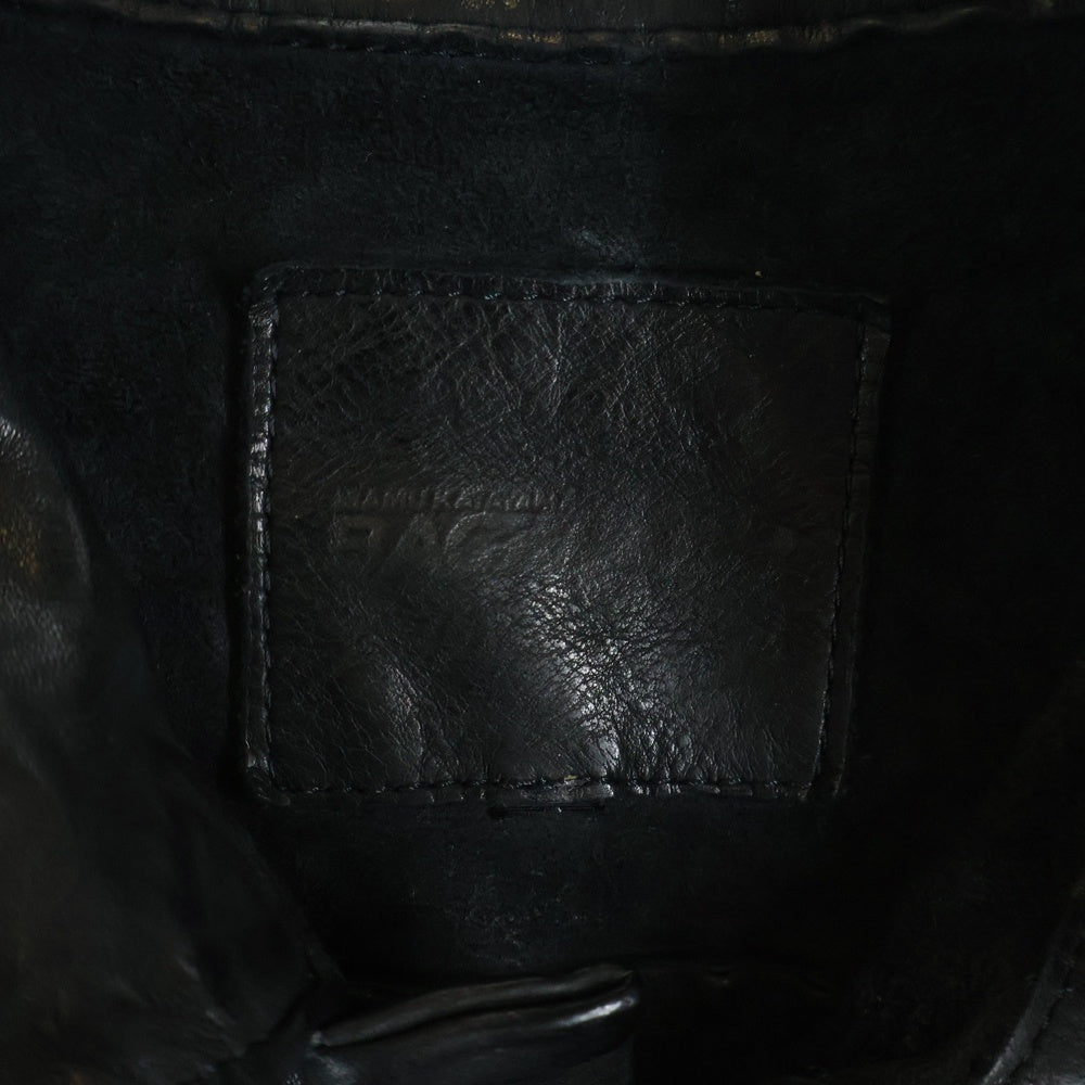 ISAMU KATAYAMA BACKLASH(イサムカタヤマバックラッシュ) 2ndType イタリーショルダー カウレザー 2ndType レザートラッカージャケット 製品染め ブラック