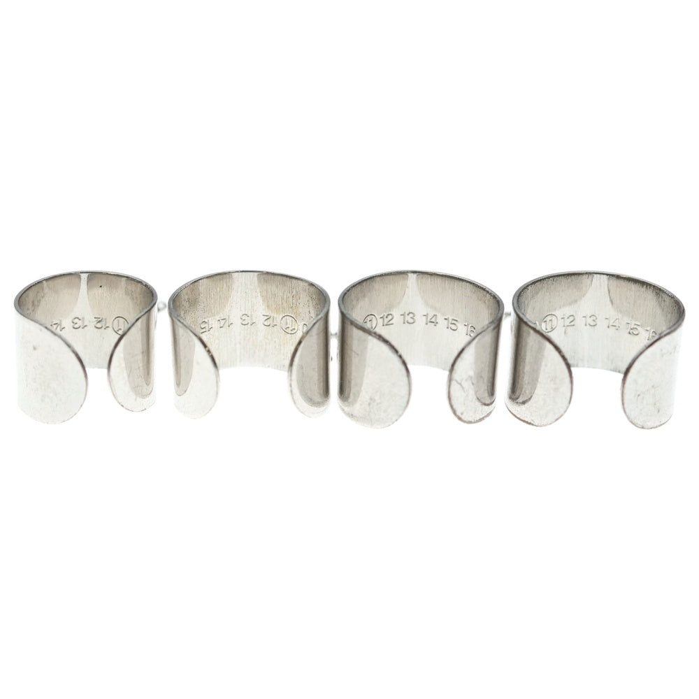 Maison Margiela(メゾンマルジェラ) 4 Chain Rings 4連チェーンリング 指輪 S56UQ0051 シルバー