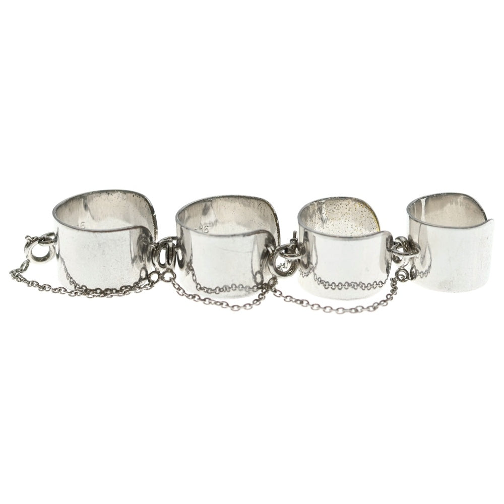 Maison Margiela(メゾンマルジェラ) 4 Chain Rings 4連チェーンリング 指輪 S56UQ0051 シルバー