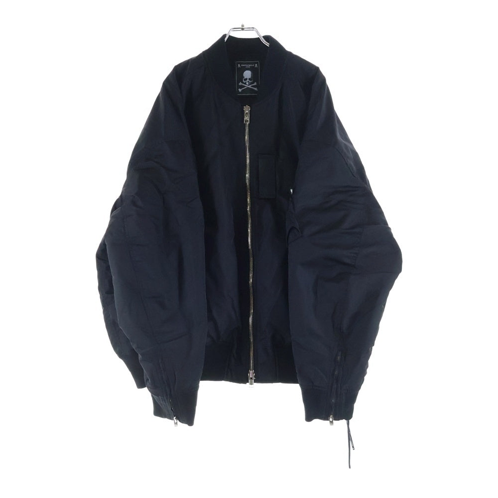 mastermind JAPAN(マスターマインドジャパン) 22AW Episode 9 nonesuch Back Padded Skull MA-1 Bomber Jacket MA-1ボンバージャケット ジップアップナイロン中綿ブルゾン MJ22E09-BL032-504