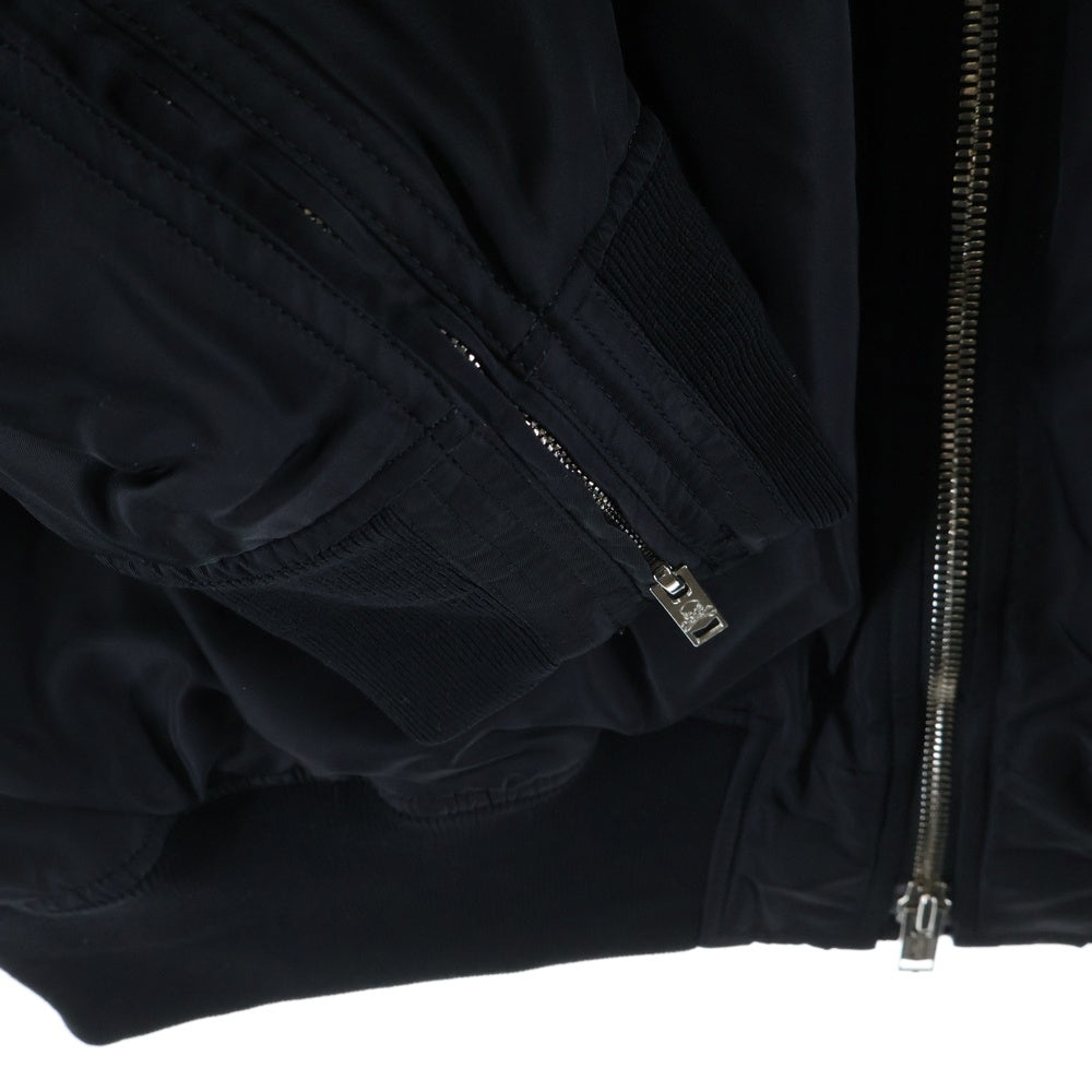 mastermind JAPAN(マスターマインドジャパン) 22AW Episode 9 nonesuch Back Padded Skull MA-1 Bomber Jacket MA-1ボンバージャケット ジップアップナイロン中綿ブルゾン MJ22E09-BL032-504