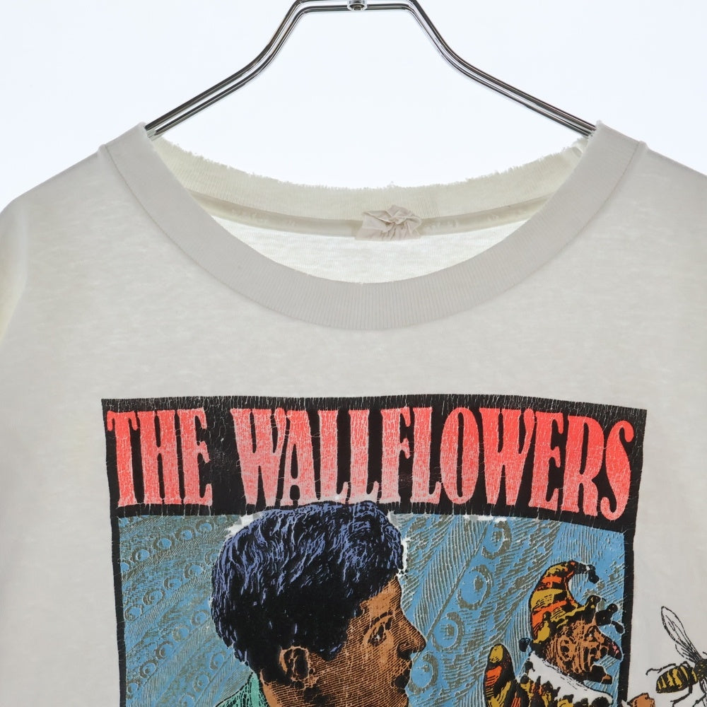 VINTAGE(ヴィンテージ) 90s THE WALLFLOWERS 1993 Tour T-Shirts ザウォールフラワーズ 1993ツアーTシャツ 両面プリントクルーネック半袖Tシャツ ホワイト