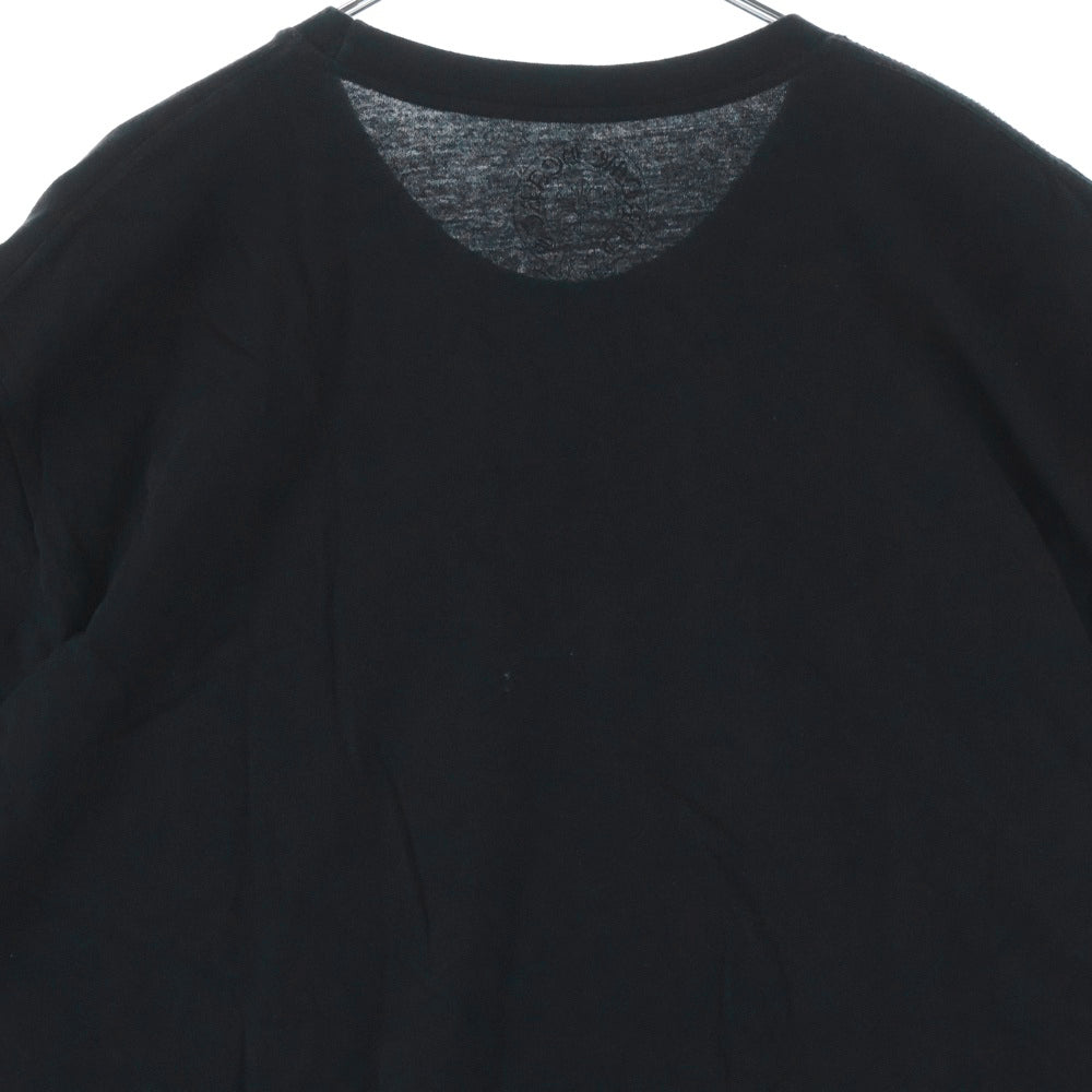 CHROME HEARTS(クロムハーツ) CH T-SHIRT ネックロゴ クルーネック半袖Tシャツカットソー ブラック