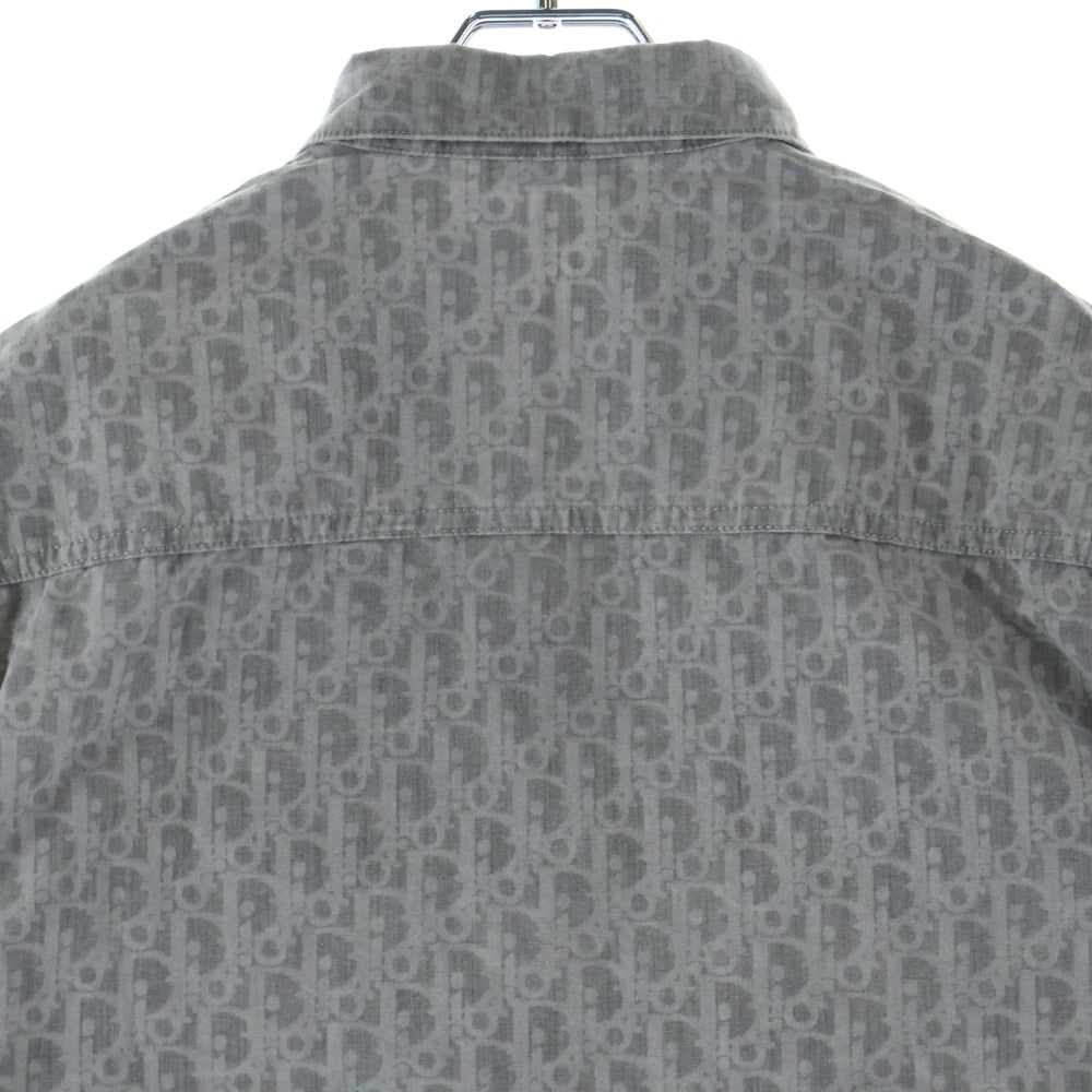 DIOR(ディオール) 20AW Oblique Overshirt オブリーク オーバーシャツ グレー 013D585B3001