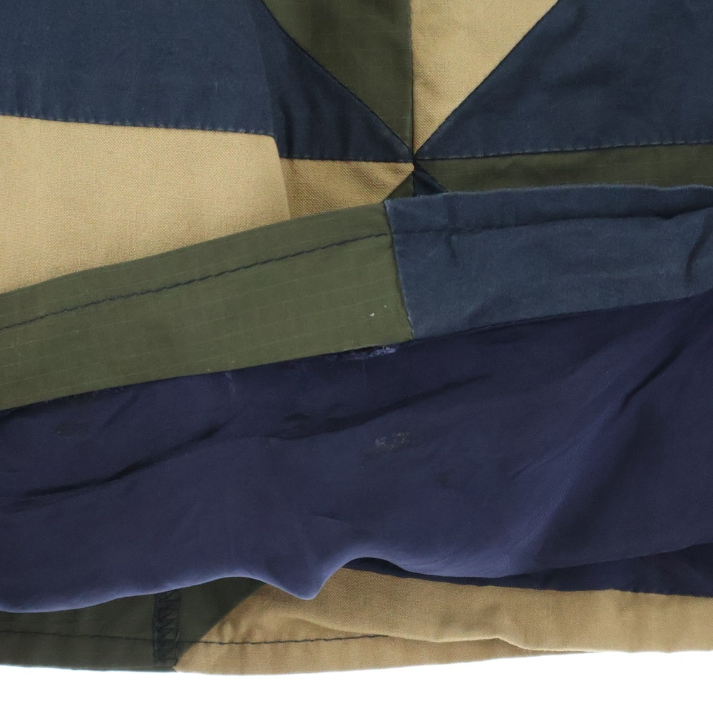 Sacai(サカイ) 21SS Hank Willis Thomas Solid Mix Shirt ツイル 切替