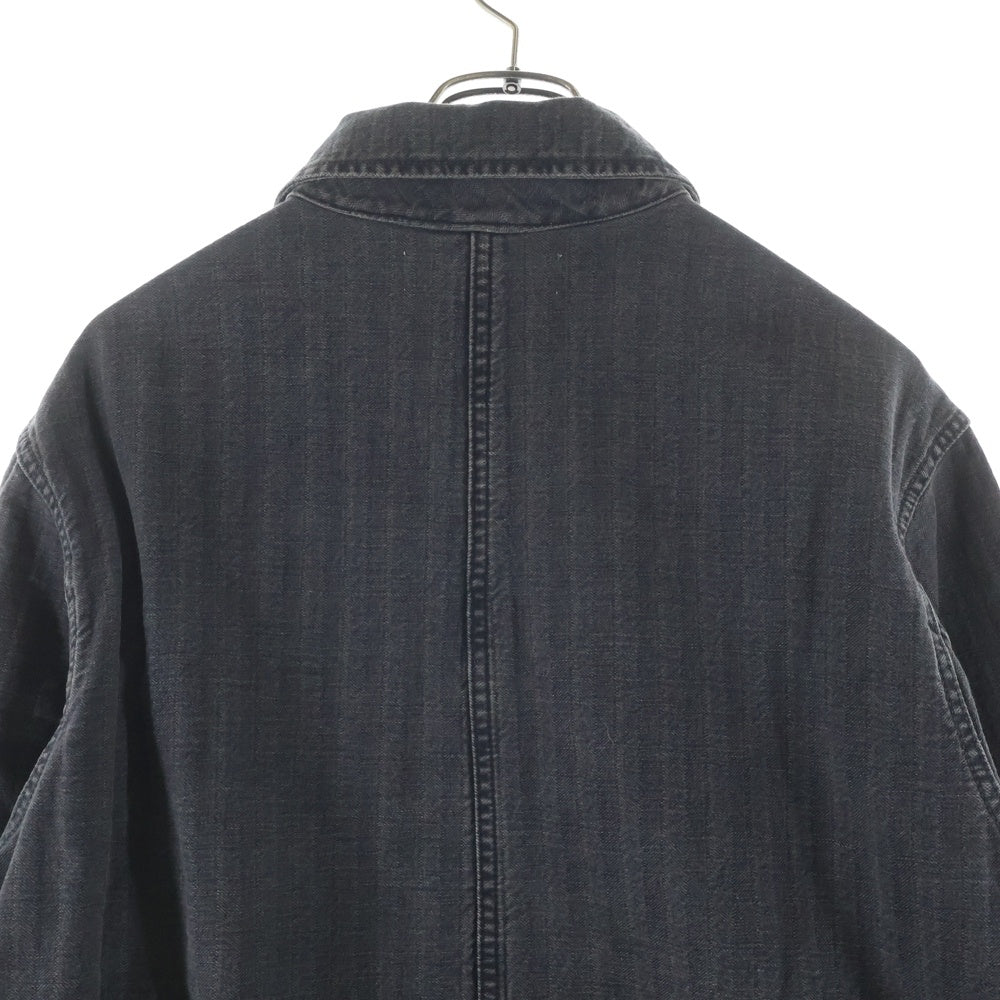 OUR LEGACY(アワーレガシー) CUT REBIRTH JACKET カットアウト デニム シャツ ジャケット ダークグレー M2245RT