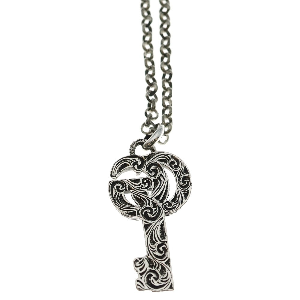 GUCCI(グッチ) Double G Key Pendant Necklace ダブルGキーペンダントネックレス SV925 チェーンネックレス 627757 J8400 0701 レディース
