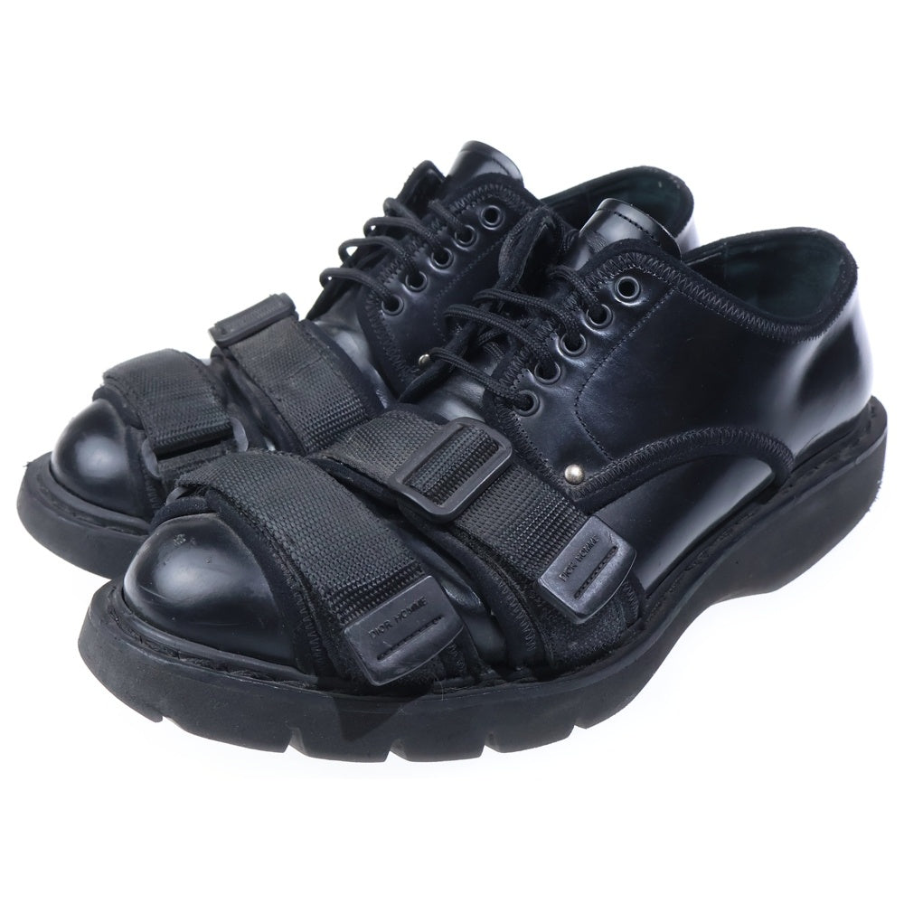 DIOR(ディオール) NEWWAVE 17HBM ダブルストラップローファー ローカットスニーカー シューズ ブラック