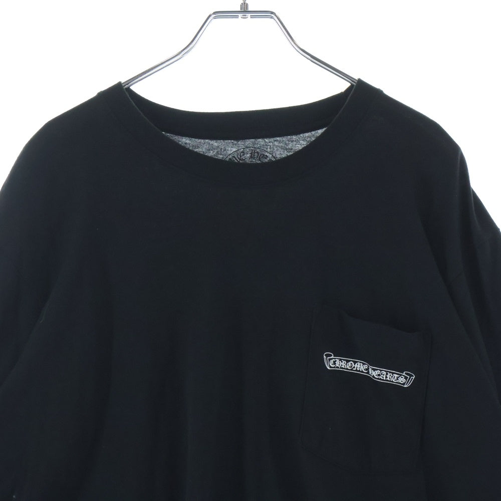 CHROME HEARTS(クロムハーツ) ×MATTY BOY ASPEN Limited Floral Cross Long Sleeve Tee マッティボーイ アスペン限定 フローラルクロス 長袖Tシャツ ブラック