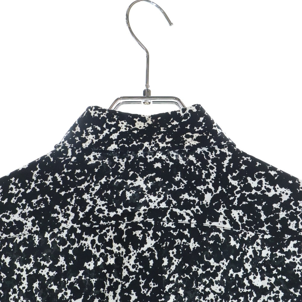 CELINE(セリーヌ) 19AW スプラッター マーブルプリントクラシック総柄長袖シャツ ブラック 2C028371F