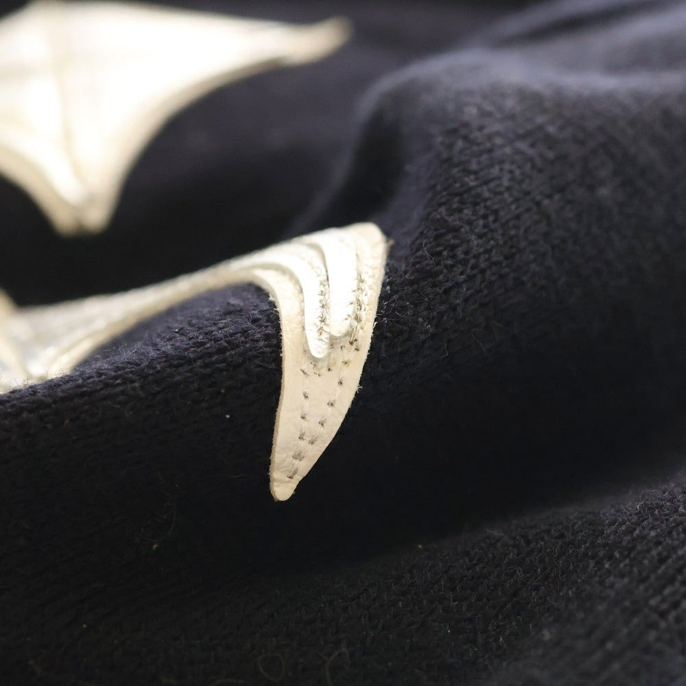 THUG CLUB(サグクラブ) EXCLUSIVE TC LEATHER PATCH BEANIE レザーパッチビーニー ブラック TC24NUEX002