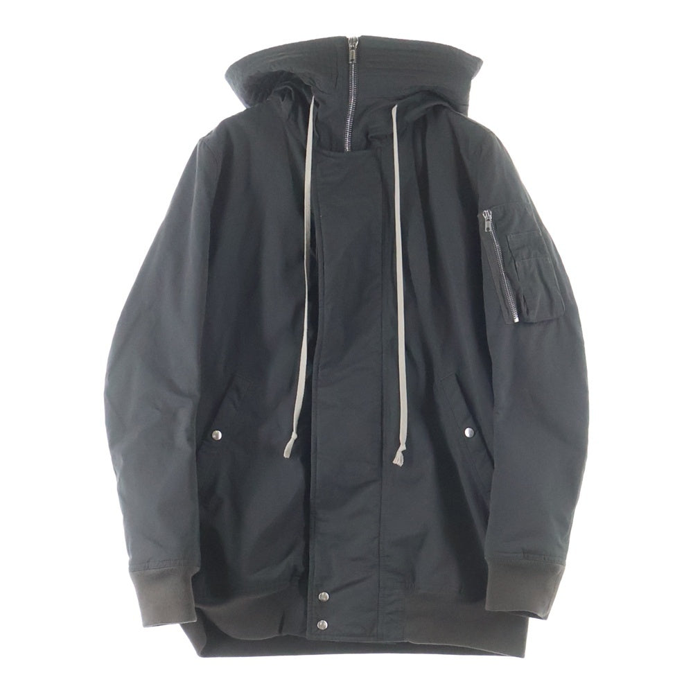 DRKSHDW(ダークシャドウ) 18AW HOODED BOMBER SHORT フーデッドボンバーショート ジップアップフーデットMA-1ジャケット DS18F7712-MU ダスト