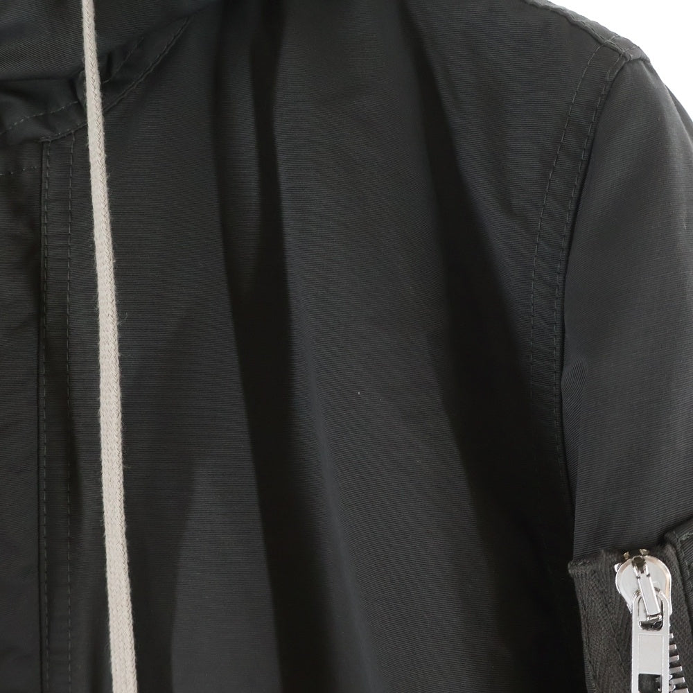 DRKSHDW(ダークシャドウ) 18AW HOODED BOMBER SHORT フーデッドボンバーショート ジップアップフーデットMA-1ジャケット DS18F7712-MU ダスト