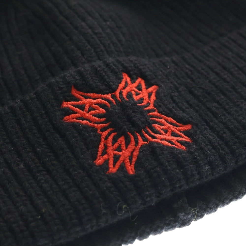 AMIRI(アミリ) MA Quad フロントロゴ刺繍 ニット帽 帽子ブラック