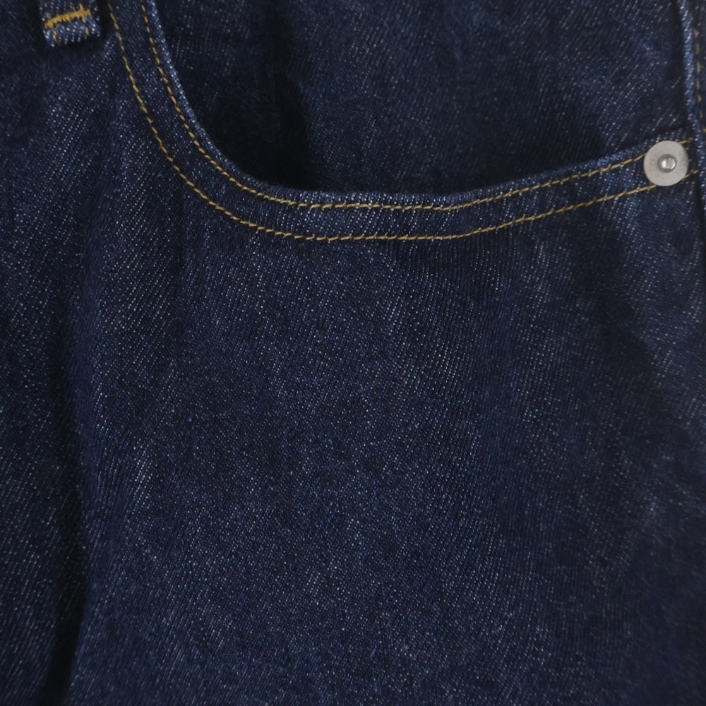 AURALEE(オーラリー) Hard Twist Denim 5P Pants ハードトウィストデニム5ポケットパンツ ジップフライストレートデニムパンツ A00P01DM インディゴ